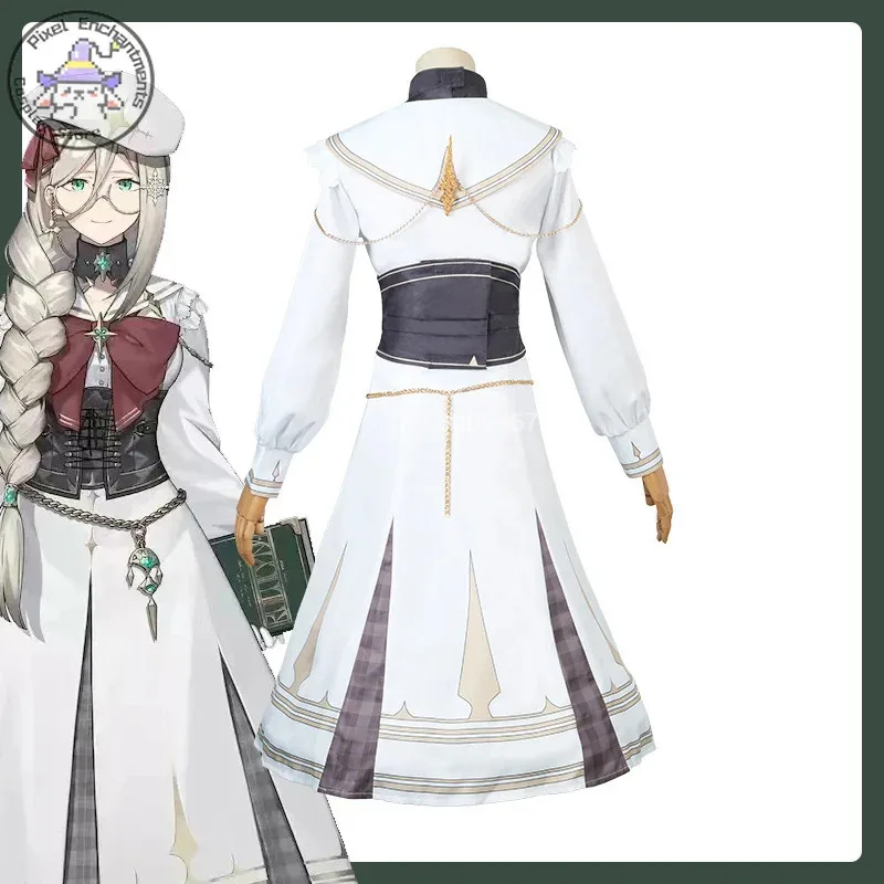 أزياء Aia Amare التأثيرية Vtuber Nijisanji ILUNA بدلة نسائية جميلة زي أنيمي لعب الأدوار ملابس لعب الأدوار في حفلات الهالوين