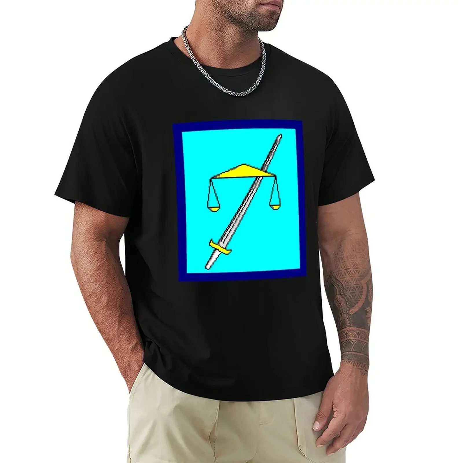 Logo Terry Davis TempleOS T-Shirt customizeds Short sleeve tee new edition clothes for men