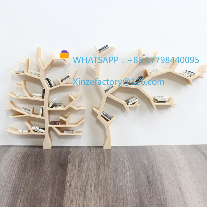 Anpassbare 1 stücke 1:12 Mini Bücherregal Buch Puppenhaus Display Stand Baum Hause Miniatur Möbel Dekor Kinder Wand Bücherregal Zubehör
