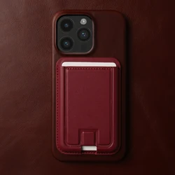 For MagSafe Wallet Case For iphone 15 Pro Max Magnetic Genuine Leather Cases For iphone14 13pro 12mini 11pro Protection Carcasa