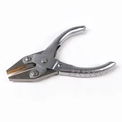 Brass Parallel Pliers for DIY Modeling, Needle Nose Pliers, Wide Plain Mouth, Wind Instrument, Repair Tool, Handmade