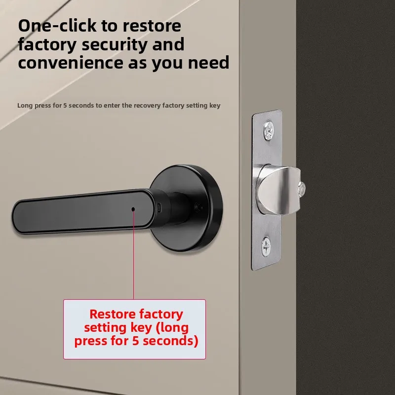 È possibile tenere la maniglia, il pulsante in silicone Smart Lock è impermeabile.