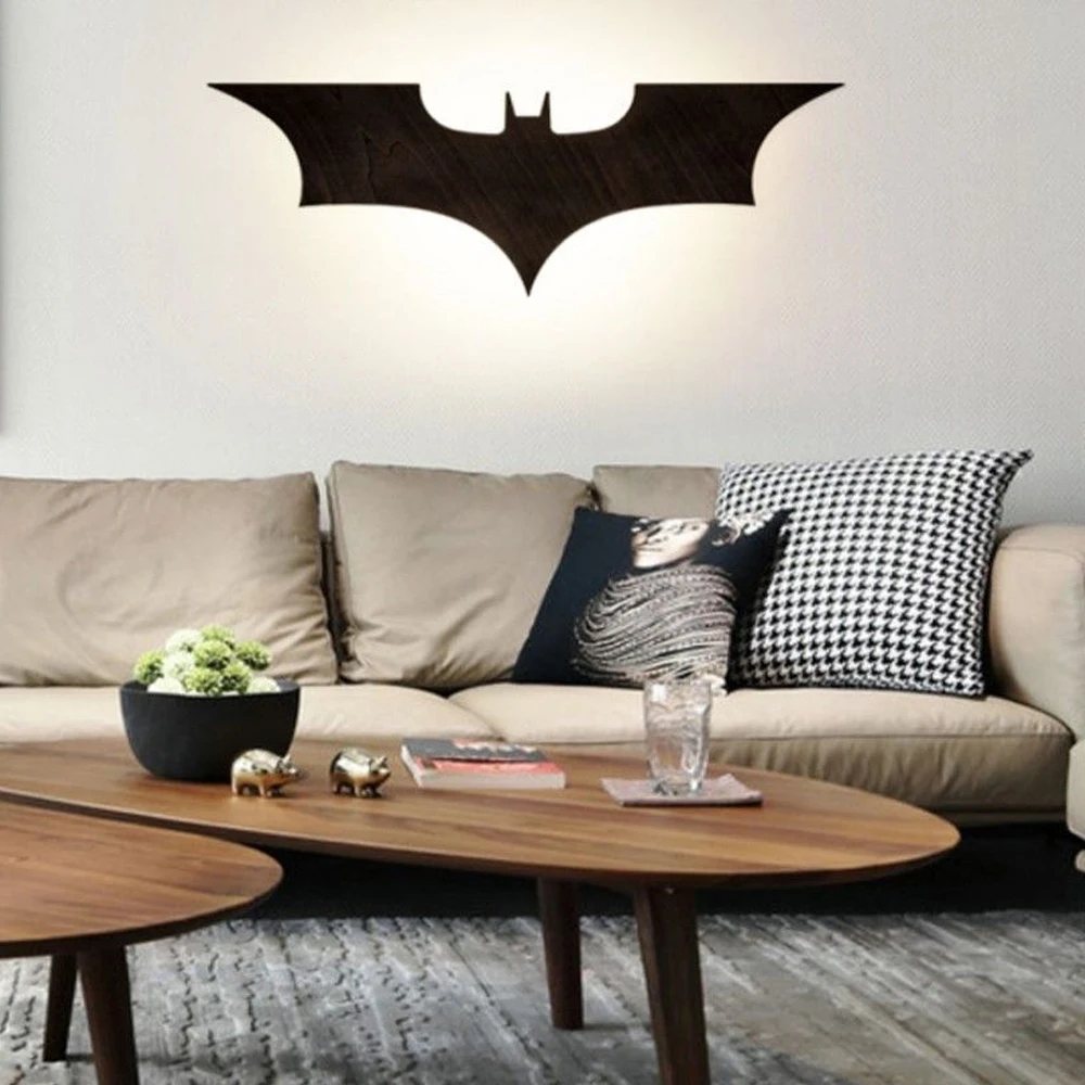 

ZK50 Hot Selling Creative Bat Bedside LED Wall Lamp Interior Decoration Background Ambient Light USB Remote Control Night Light