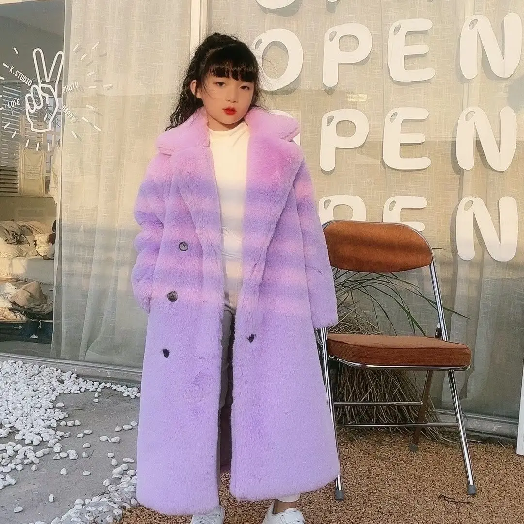 Winter Coat for Children Thickened and Long Versatile Cute Gentle and Sweet Coat Popular Korean Version for Girls