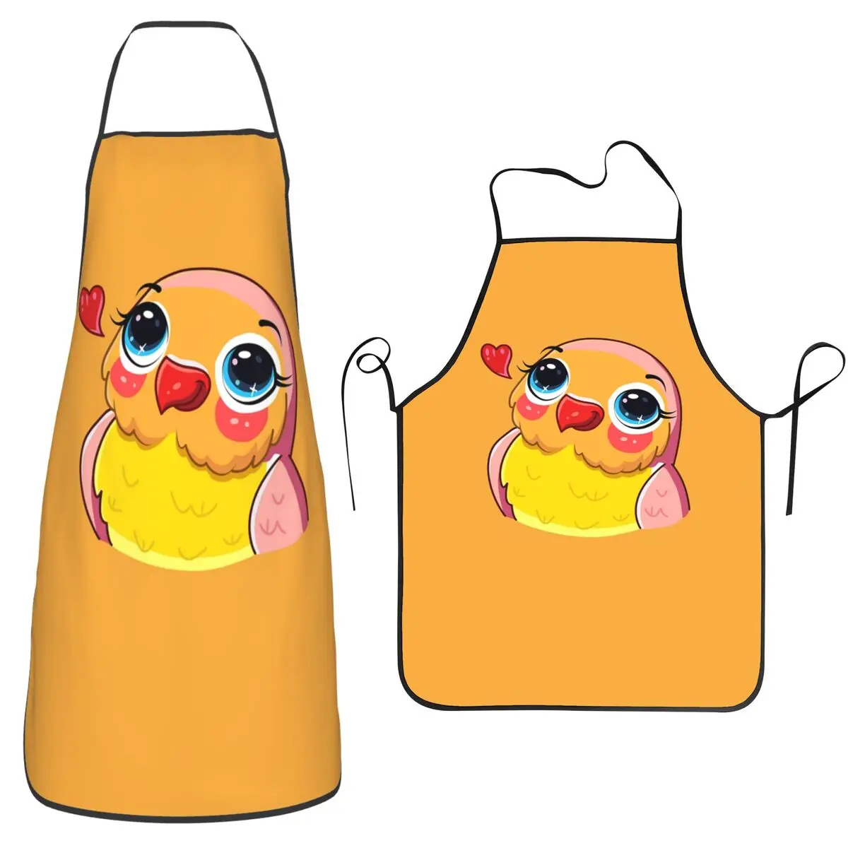 

Фартуки «Птица Райская» для шеф-поваров, водонепроницаемые, для кухни, уборки, рисования, для женщин и мужчин