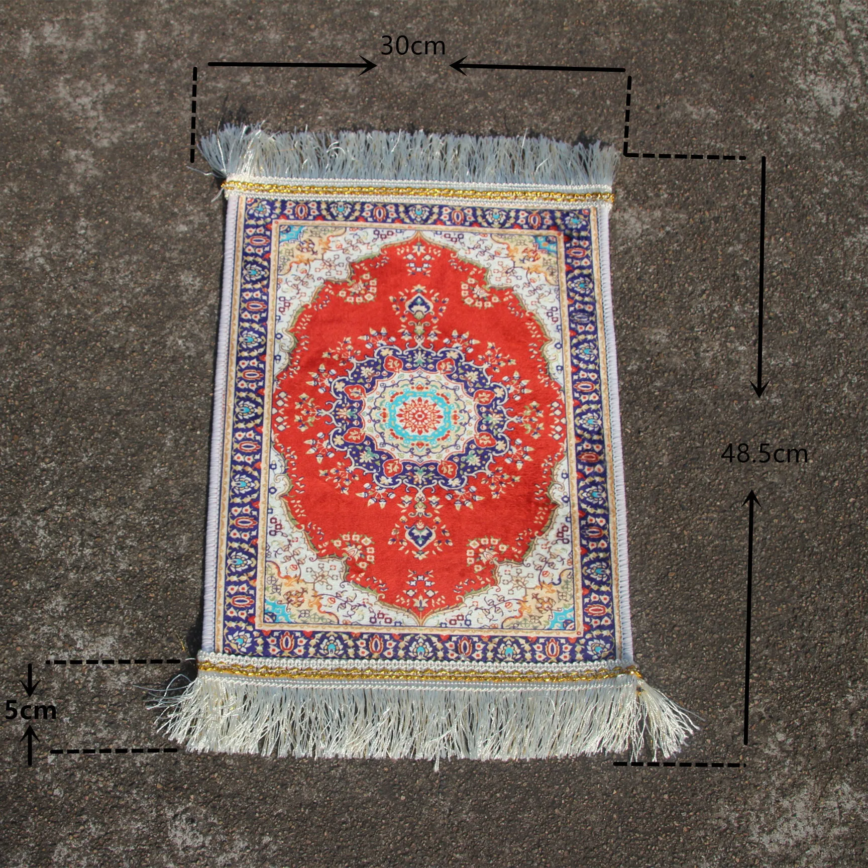 Small Portable Prayer Rug, Kneeling Poly Mat, Muslim Islam Embroidery Carpet, Carpet Blanket, 35cm x 40cm