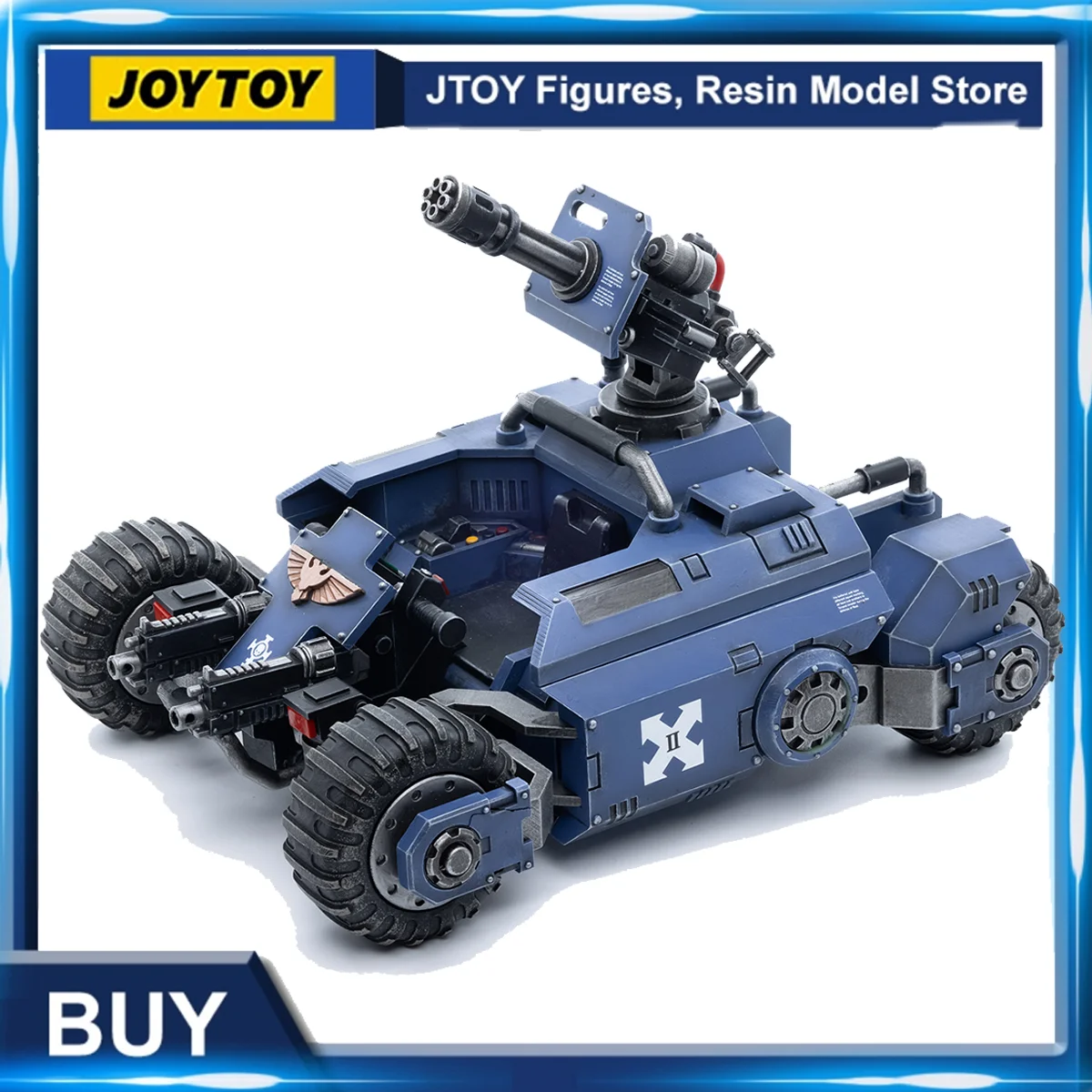 

[IN-STOCK] JOYTOY Warhammer 40K 1/18 Action Figure NEW Ultramarines Primaris Invader ATV Anime Figure Toys Collection Model