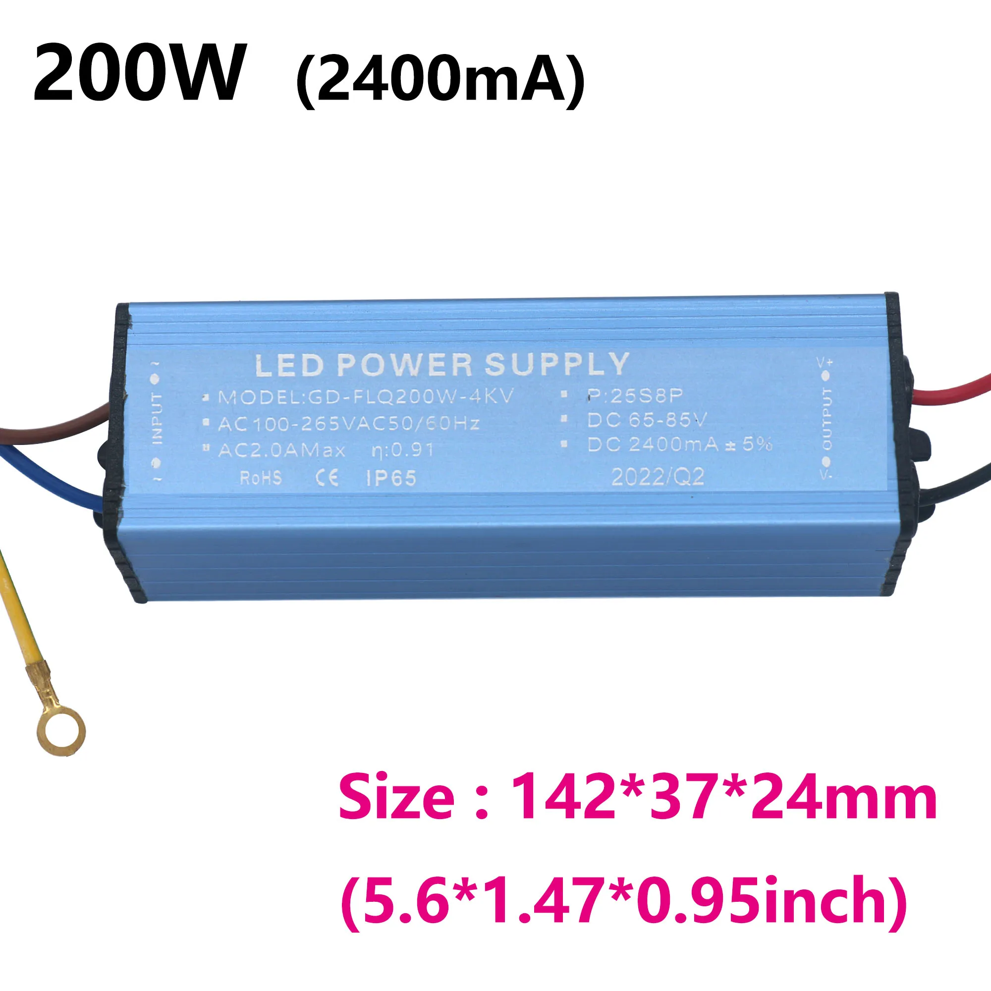 200W 150W 100W LED Driver DC65-85V na zasilacz LED stały prąd kontrola napięcia transformatory oświetleniowe do konwertera LED