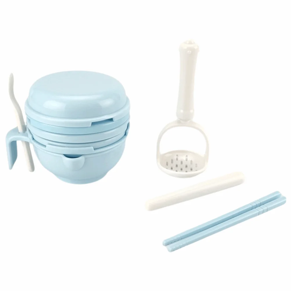 Solid color Baby Food Grinding Bowl Multifunctional Easy to Use Fruit Puree Grater Handmade Manual Operation Manual Grinder