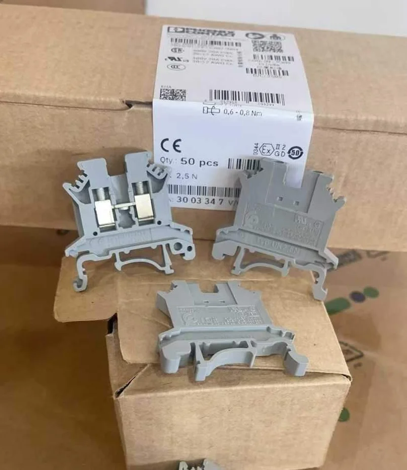PHOENIX 3003347-UK 2,5 N Pass-through Terminal Blocks Connector Industrial Supplies Multi-wire Terminal and Multi-layer Terminal