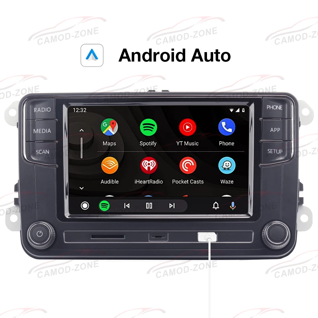 Android Auto Car Radio Carplay NONAME RCD440 New 6RD035187B Bluetooth for VW Passat B6 B7 Golf 5 6 Jetta MK5 MK6 Tiguan CC Polo