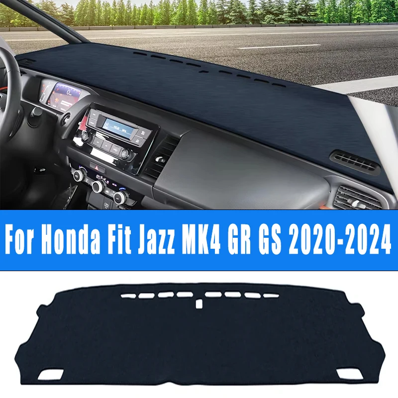 

For Honda Fit Jazz MK4 GR GS 2020-2024 Car Dashboard Cover Instrument Desk Sun Shade Mat Non-slip Pad Accessories 2023 2022 2021