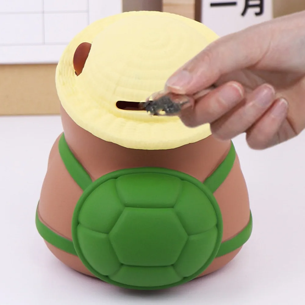 Réservoir d'épargne Capybara tirelire grande capacité modèle Capybara tirelires décoratif dessin animé Capybara enfants boîte de rangement