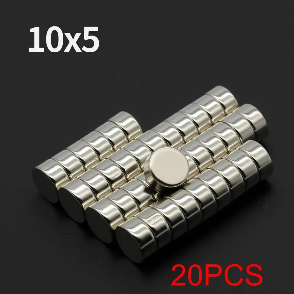 10x5mm Leistungsstarker Neodym-Magnet N35 NdfeB Permanentmagnet imanes Runde superstarke Kühlschrankmagnete DIY