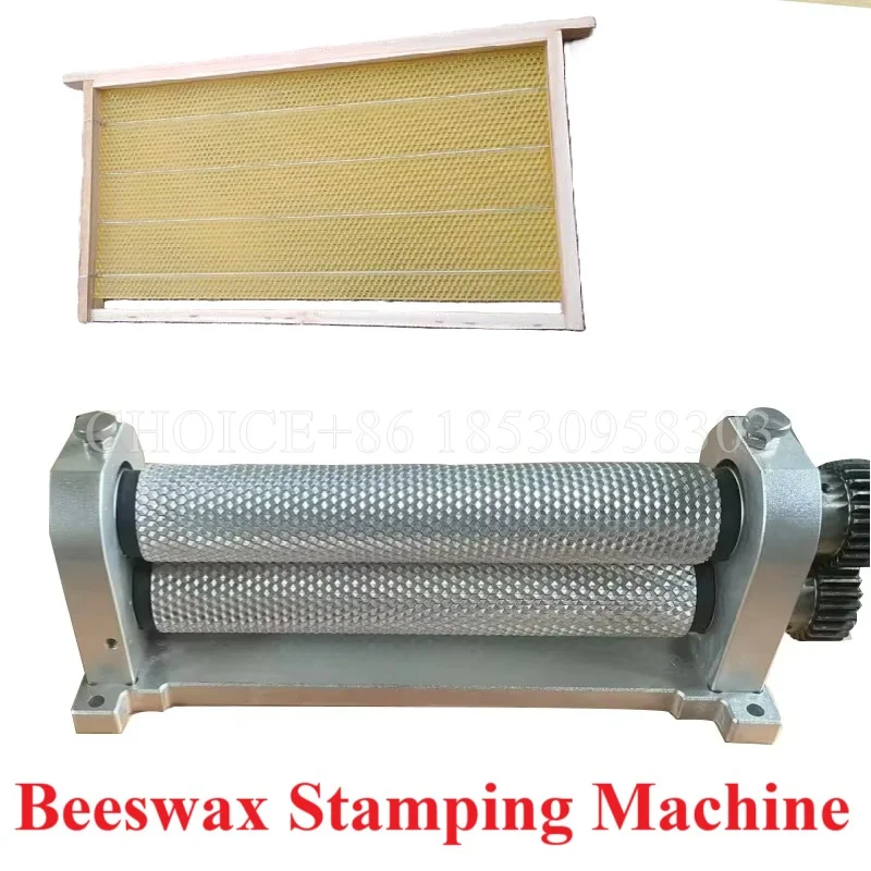 Hot Sale Manual Beeswax Foundation Sheet Machine Honeycomb Stamping Machine Automatic 280mm Beeswax Comb Press Machine