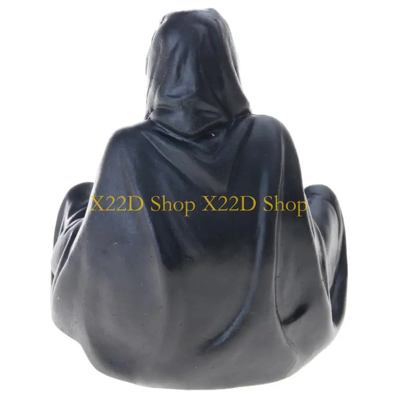 

X22D Таинственный хрустальный шар на Хэллоуин с мотивами летучей мыши, скульптура Бога Смерти из смолы