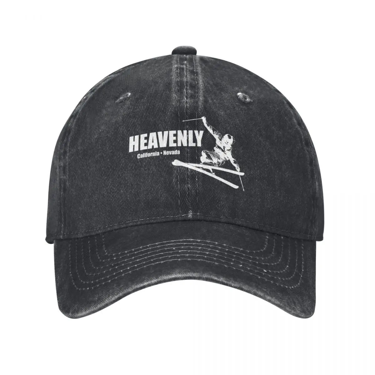 Heavenly Ski Resort California Nevada Skier Baseball Cap Luxury Brand Golf Hat Man Girl Men's