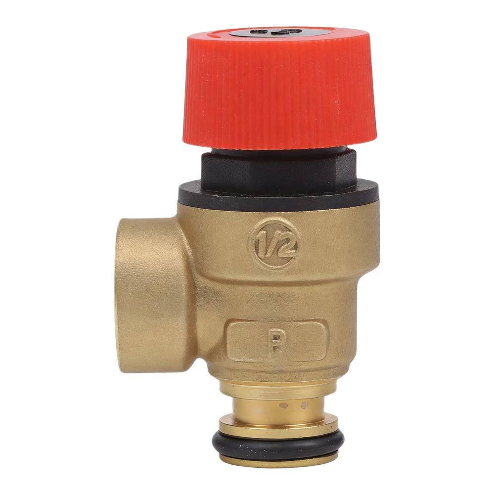 Pressure Relief Valve Thread Type 3Bar Safety Valve for Gas Boilers Efficient and Component for Heating Systems