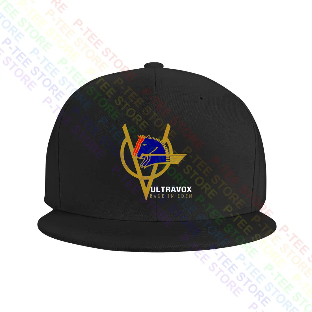 Ultravox Rage In Eden Wave Logo gorra de béisbol, gorras Snapback, sombrero de cubo de punto