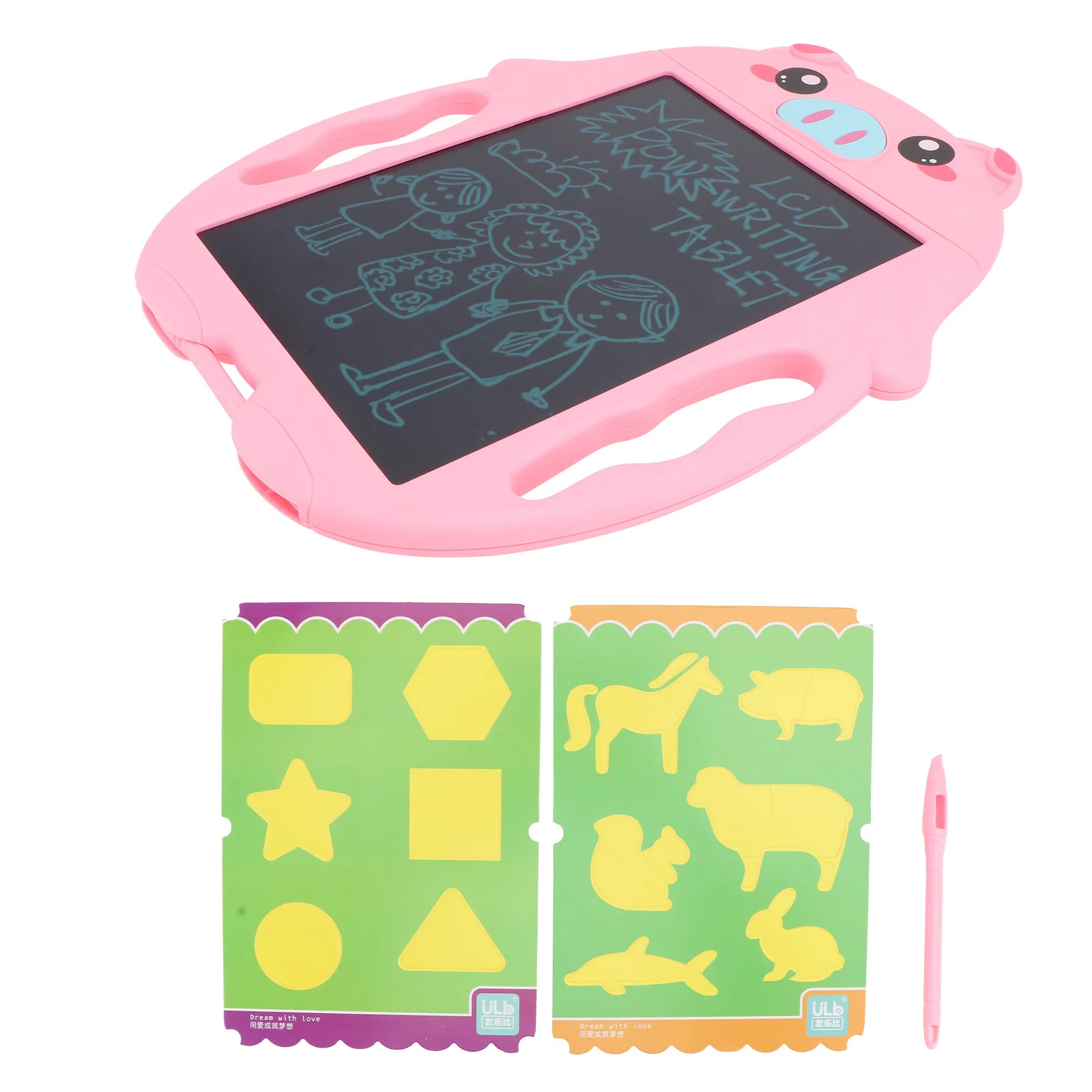 1 個の液晶落書きボード子供用書き込み描画パッドインタラクティブ学習ボード名前練習用クリエイティブ表現消去可能