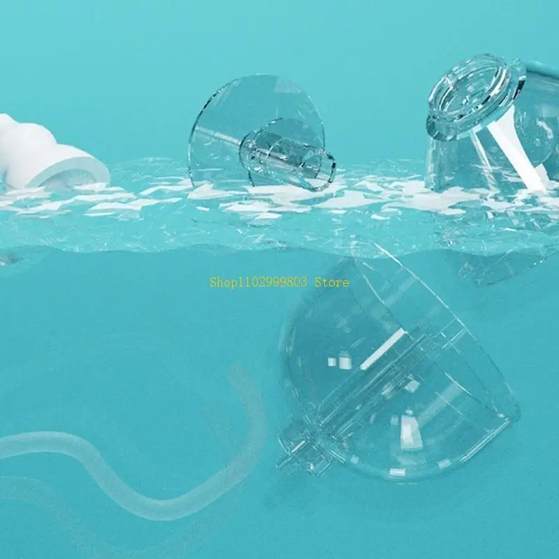 شفاط أنف كهربائي للطفل مع 9 منظف أنف قابل للشحن بالشفط مع مجموعة أطراف لحديثي الولادة والأطفال الصغار J0MF