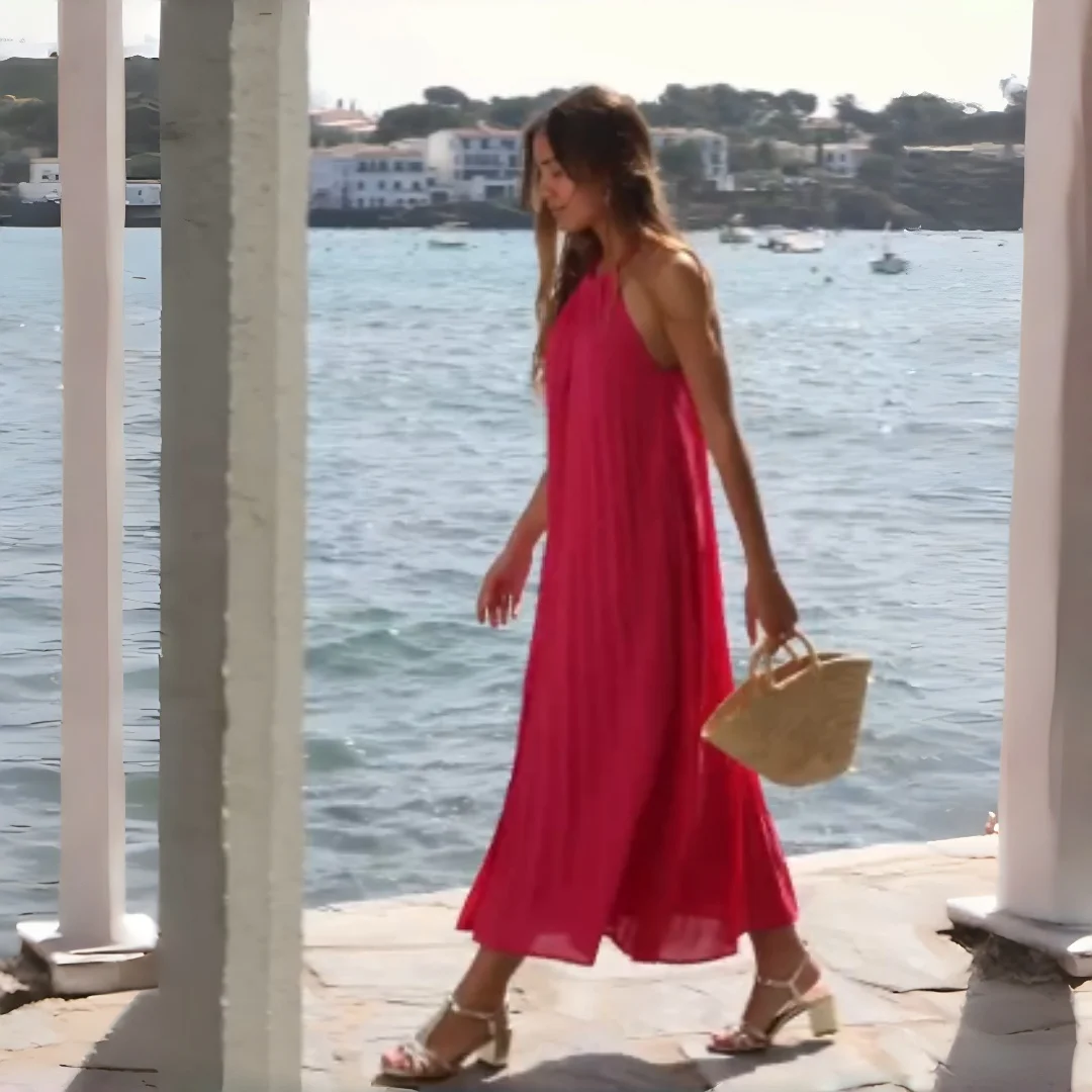 women-halter-neck-pleated-maxi-dress-sleeveless-loose-long-evening-gown-beach-wedding-guest-bridesmaid-formal-party-dresses