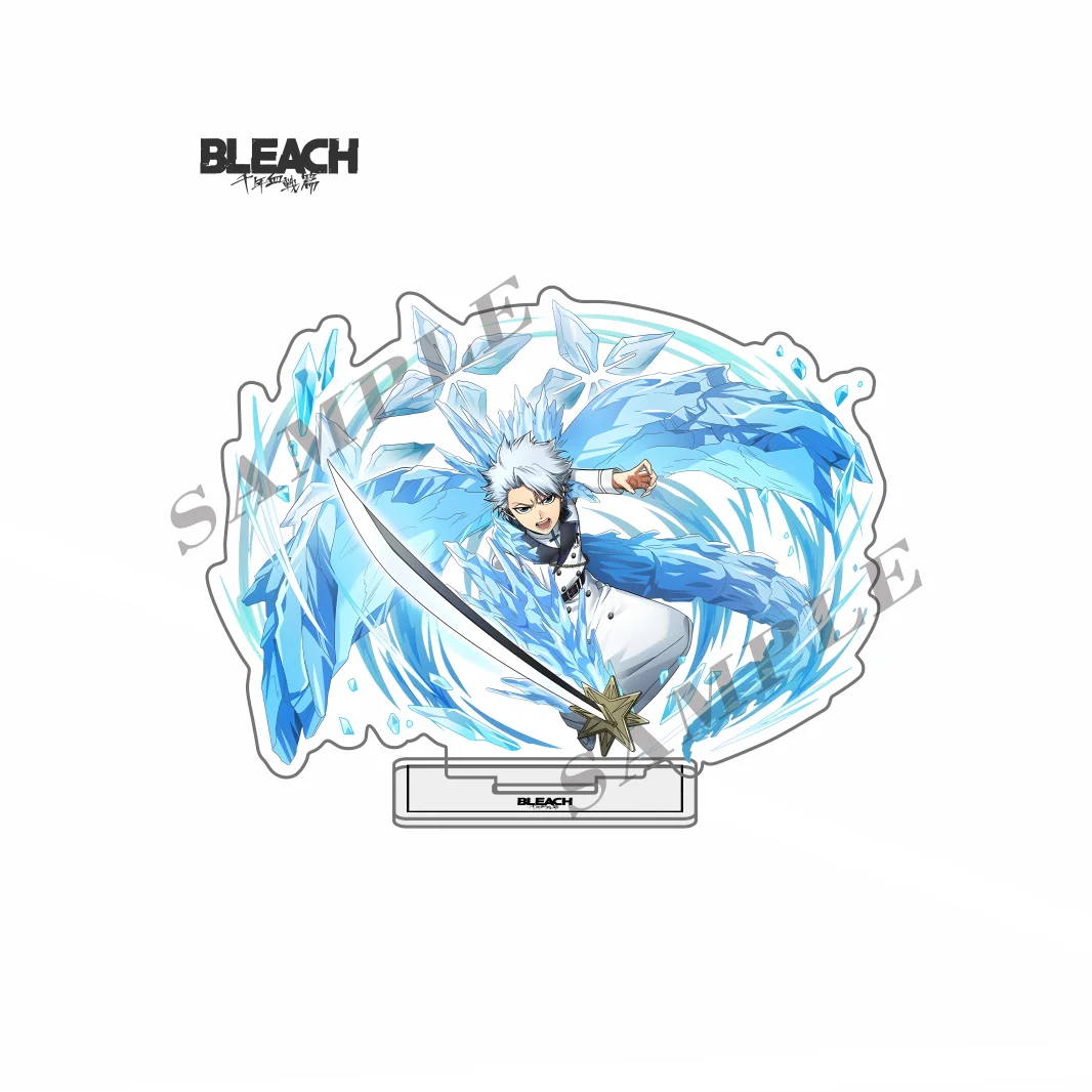 BLEACH Anime New Style Figure Mini Stand Acrylic Character Kuchiki Rukia Inoue Orihime Kurosaki Ichigo Model keychain Gifts view 4