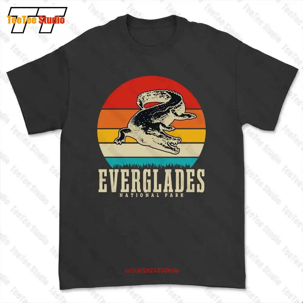 Everglades National Park Usa Krokodil Florida T-shirt Tee HEU8