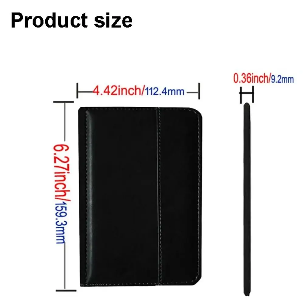 Premium Magnetic E-Reader Case Leather Anti-fall Back Cover Soft Microfiber Lining Protective Shell for Kobo Nia N306