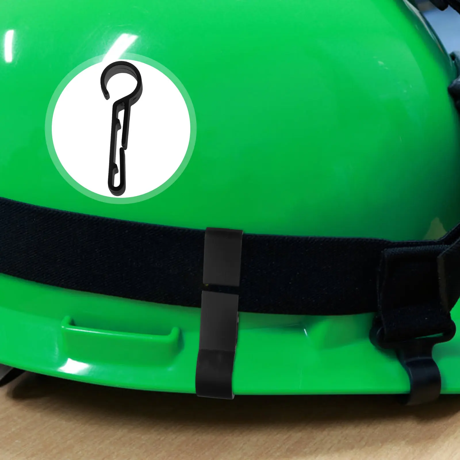 

100Pcs Hard Hat Light Clips Headlamp Clip Hook Accessory Strong Fastening for Lighting in Night Work and Rigorous