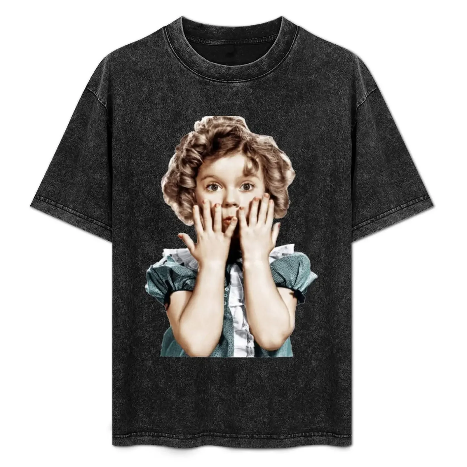Shirley Temple Hands T-Shirt Summer Holiday Casual Tee