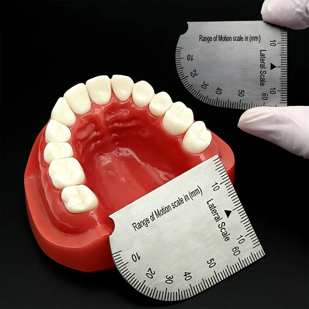 

Стоматологический измеритель раскрытия ротовой полости из нержавеющей стали, прецизионная измерительная линейка для стоматологии