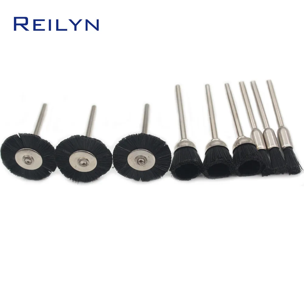 Juego de cepillos de rueda de latón, alambre de eliminación de óxido de Metal, accesorios de pulido Dremel para herramientas rotativas, disco de cepillo de acero/latón de 25mm, 36 Uds.