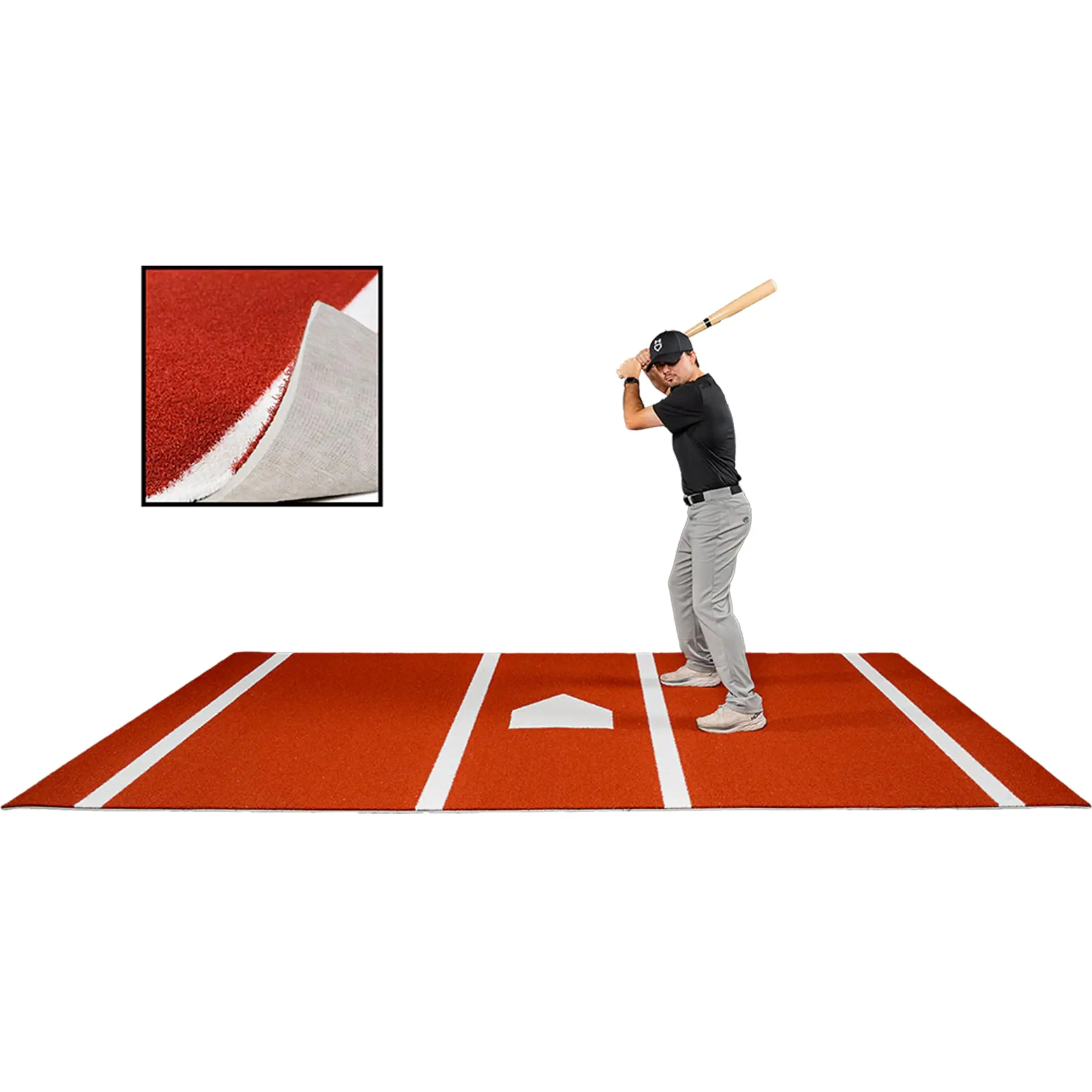 Baseball & tball Hitting Mat – Poly Practice Turf