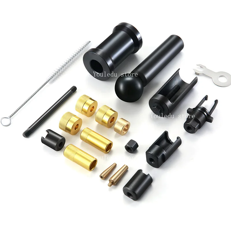 

Подходит для 18-компонентного инструмента для разборки топливной форсунки, инструмента для ремонта автомобилей, обслуживания двигателя.