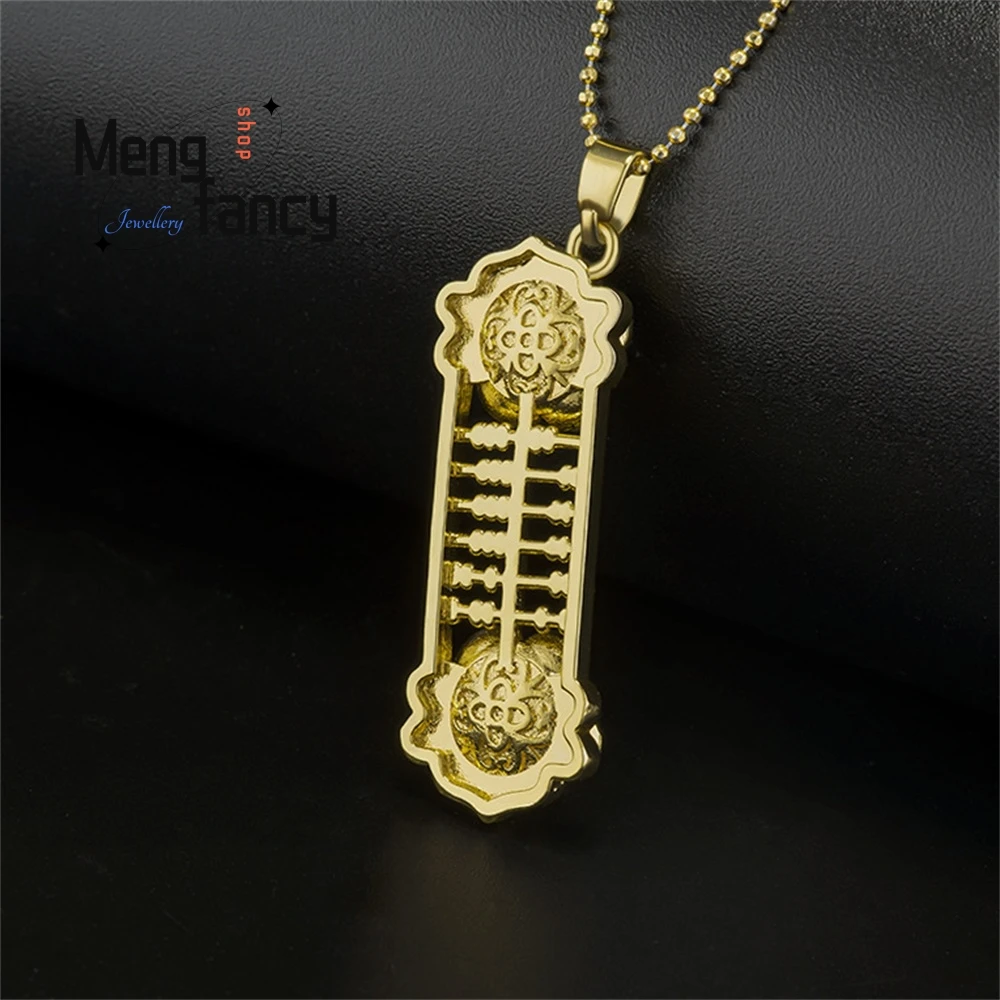 غرامة أصيلة العقيق الأخضر الطبيعي المعداد قلادة النحاس مطلية بالذهب الجليد قلادة المرأة قلادة الموضة الشعبية