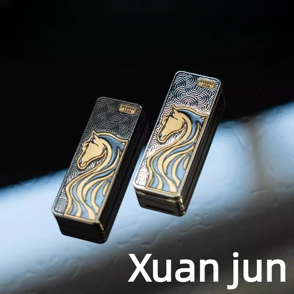 OVO EDC Xuanjun Mechanical Segment Ultra-Dense Dingding Fingertip Card Pushing Desktop Decompression Toy