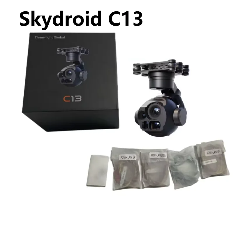 

Skydroid C13 gimbal intelligent tracking high-resolution thermal imaging three-axis stabilization triple-optical camera