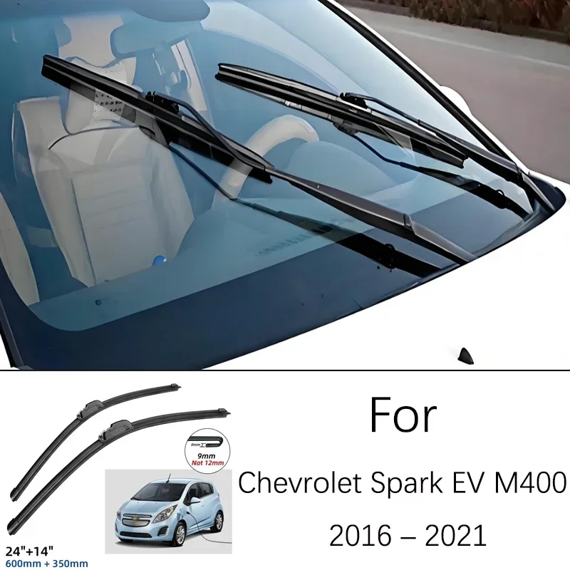 

Windshield Window Brush 24 14 Inches Rubber Front Wiper Blade Accessories For Chevrolet Spark EV M400 2016-2021 2017 2018 2019