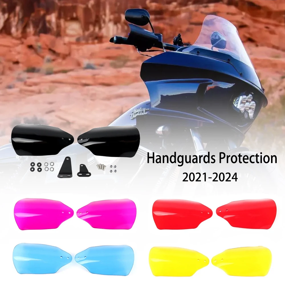 

New Motorcycle For Harley Softail Low Rider ST FXLRST 2022-2024 2025 Hand Shield Guard Handles Hand Protector