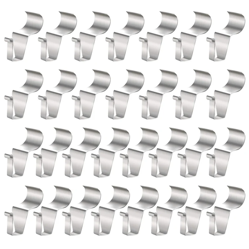 30 Pack Vinyl Siding Hook Hanger, No-Hole Needed Heavy Duty Vinyl Siding Clips for No Damage Hanging Things on Siding