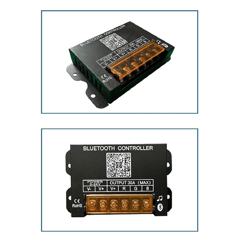 Bluetooth DC5-24V Rgb Led Strip Light Controller 30a 4-draads 3-kanaals Constante Spanning Lamp Rf 29-Key Afstandsbediening Dimmer