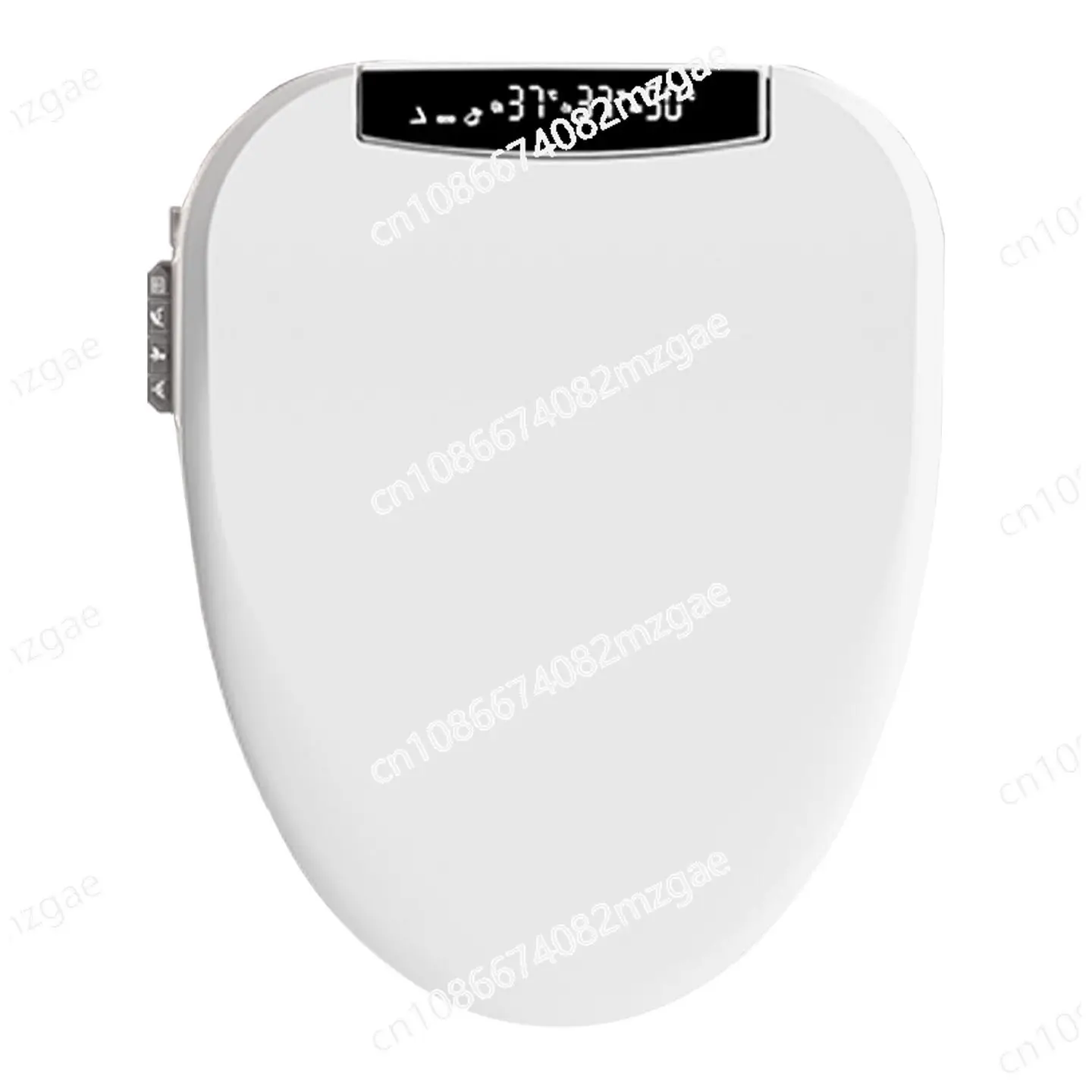 

Smart Toilet Seat Cover with Instant Heating & Auto Bidet - Built-in Warm Air Dryer, Remote Control, Quick Warm-Up for Home Use