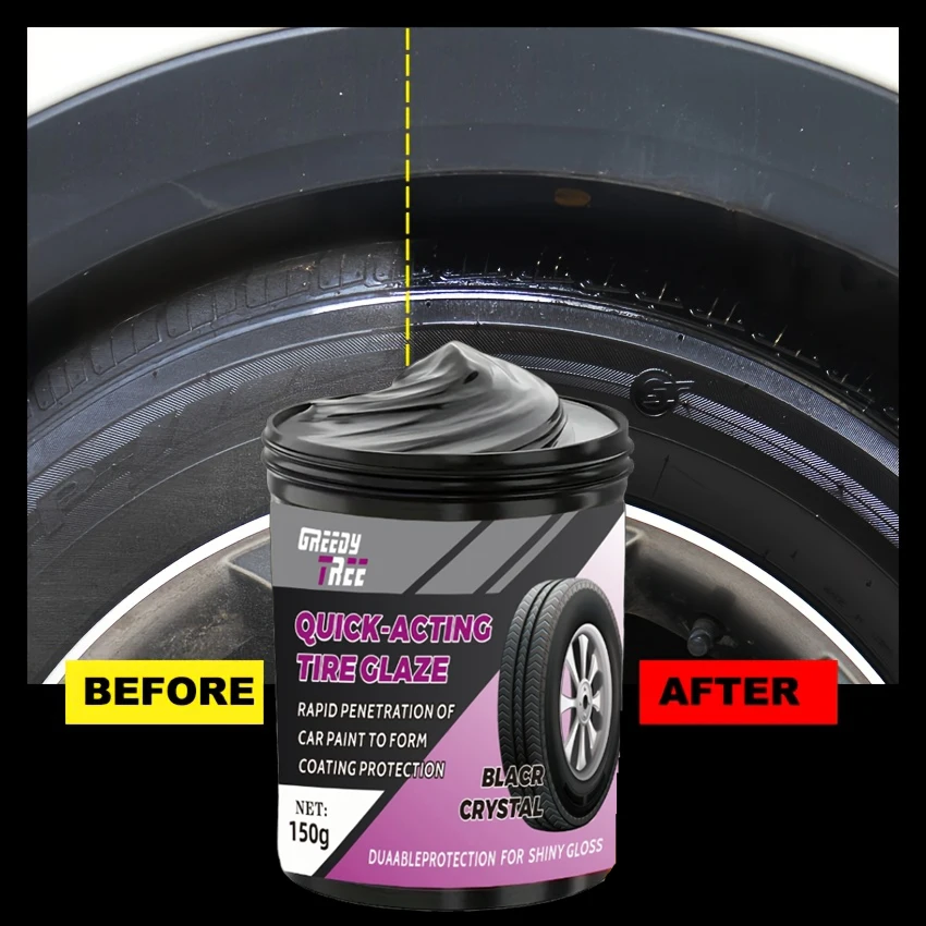 Car Tire/Plastic Repair Gel - Scratch/Oxid Remover, UV Shield for Tires/Bumpers/Trim, Safe on Rubber & Plastic image 3