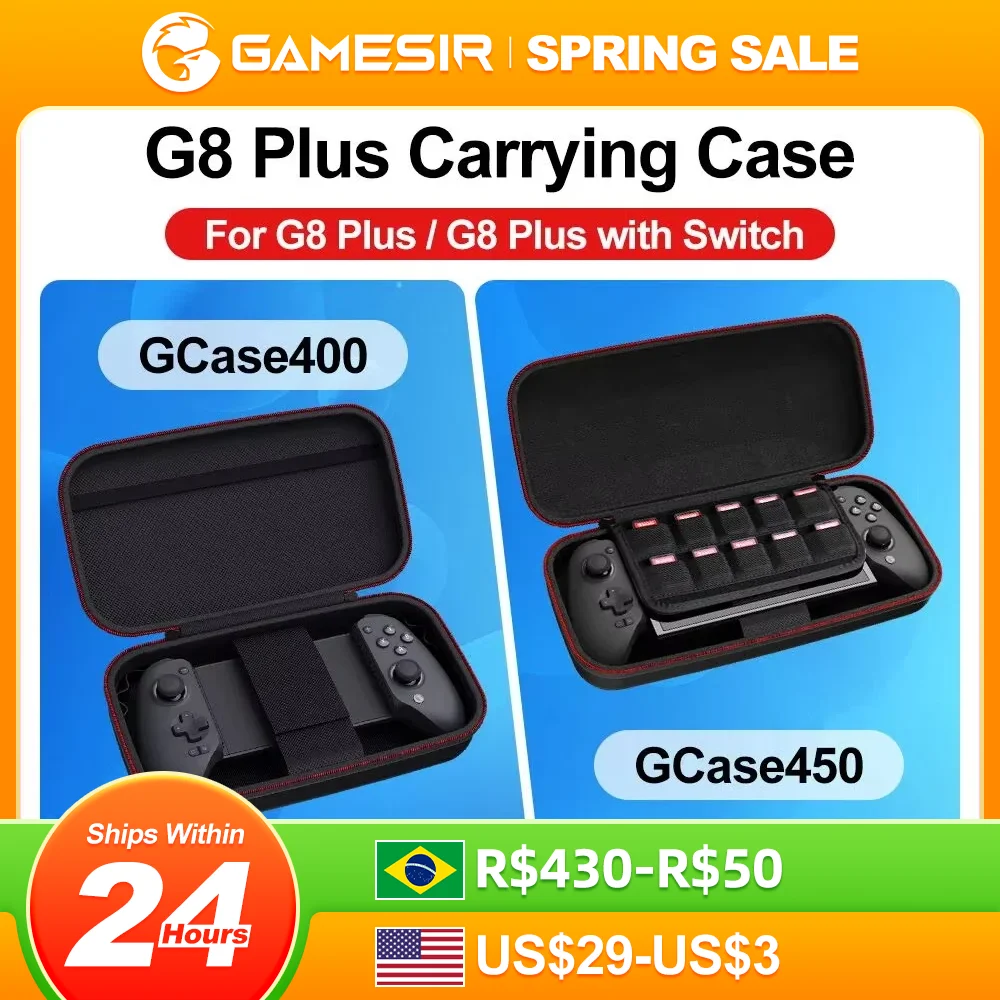 GameSir G8 Plus Carrying Case G8 Galileo Controller Bag for X3 PRO X2 PRO X2s Type-C X4 Aileron X2s Bluetooth Gamepads Box