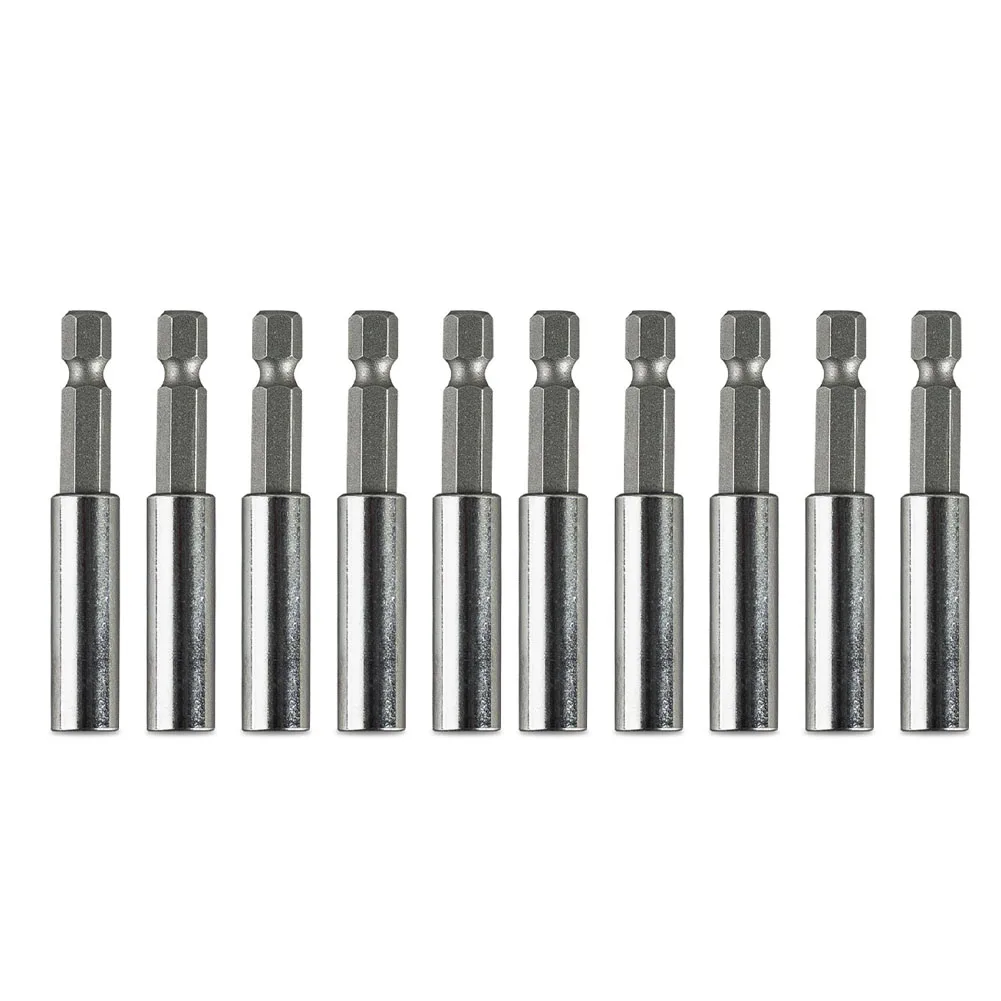 

Hex Shank Drill Bits Drill Bit Set Magnetic Extension Socket Silver Color 1/4 Inch Hexagonal Shank Inner Diameter 6.35mm