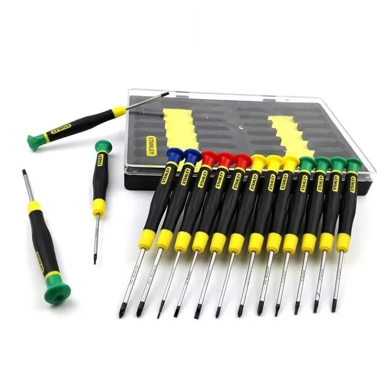 STANLEY 66-381-23/66-382-23/66-383-23 15-Piece Miniature Screwdriver Set Precision Screwdriver Set Repair Small Screwdrivers