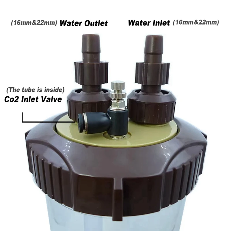 PORK-Clear CO2 البخاخة الخارجية توربو سوبر الناشر البخاخة خزان الأسماك حوض السمك النباتات خزان الأسماك المشهد المائي