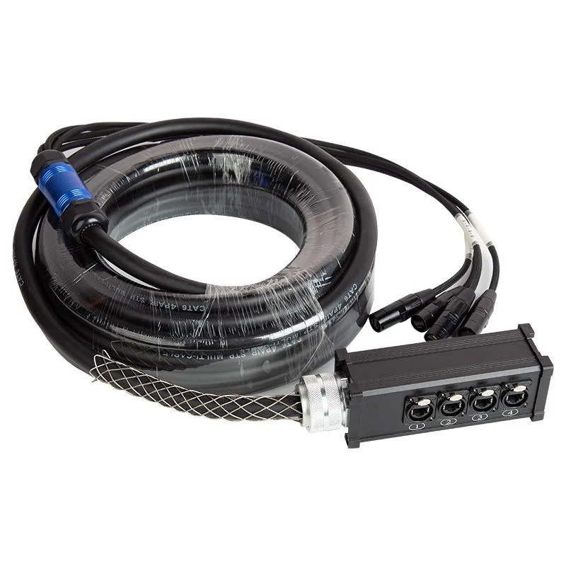SND108 Yinyu 4/6/8 Channel RJ45 CAT6 Snake Cable for Digital Audio and DMX Connectivity in LED Screens and XLR Systems