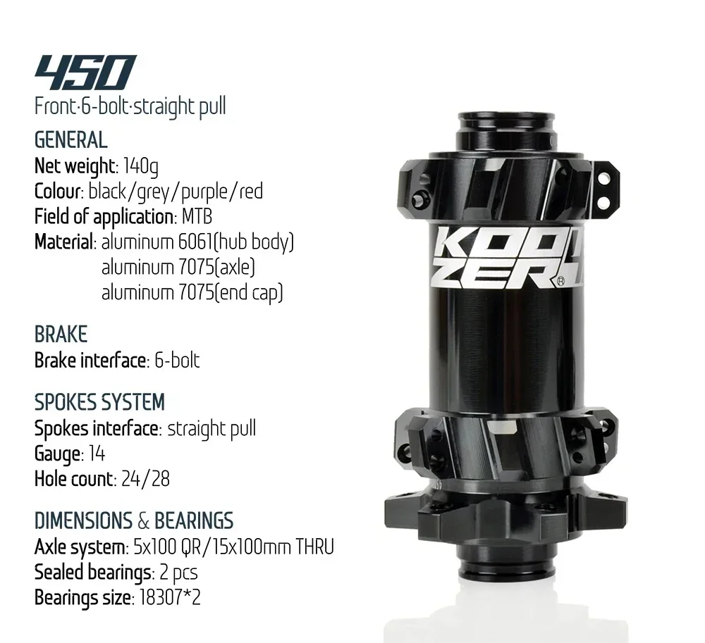 Koozer 450 Boost 120HD CR-MO Stahlachse 28 Löcher Straight Pull 6 Bolzen 5x141 15x110 12x148 HG XD MS 11 12 Speed MTB Fahrradnabe – Detail 10